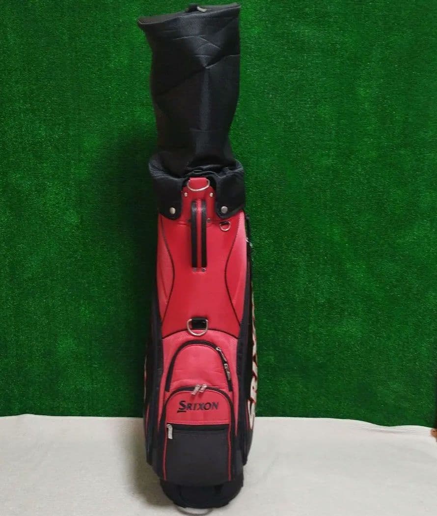 Srixon キャディバッグ 赤黒