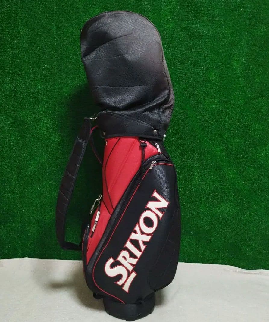 Srixon キャディバッグ 赤黒