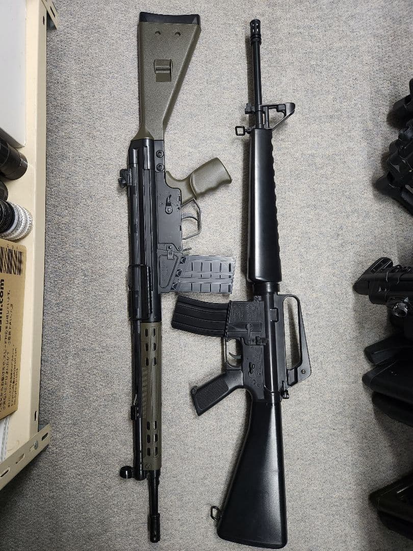 東京マルイ G3FS/M16A1 ホップアップエアガン 2丁セット