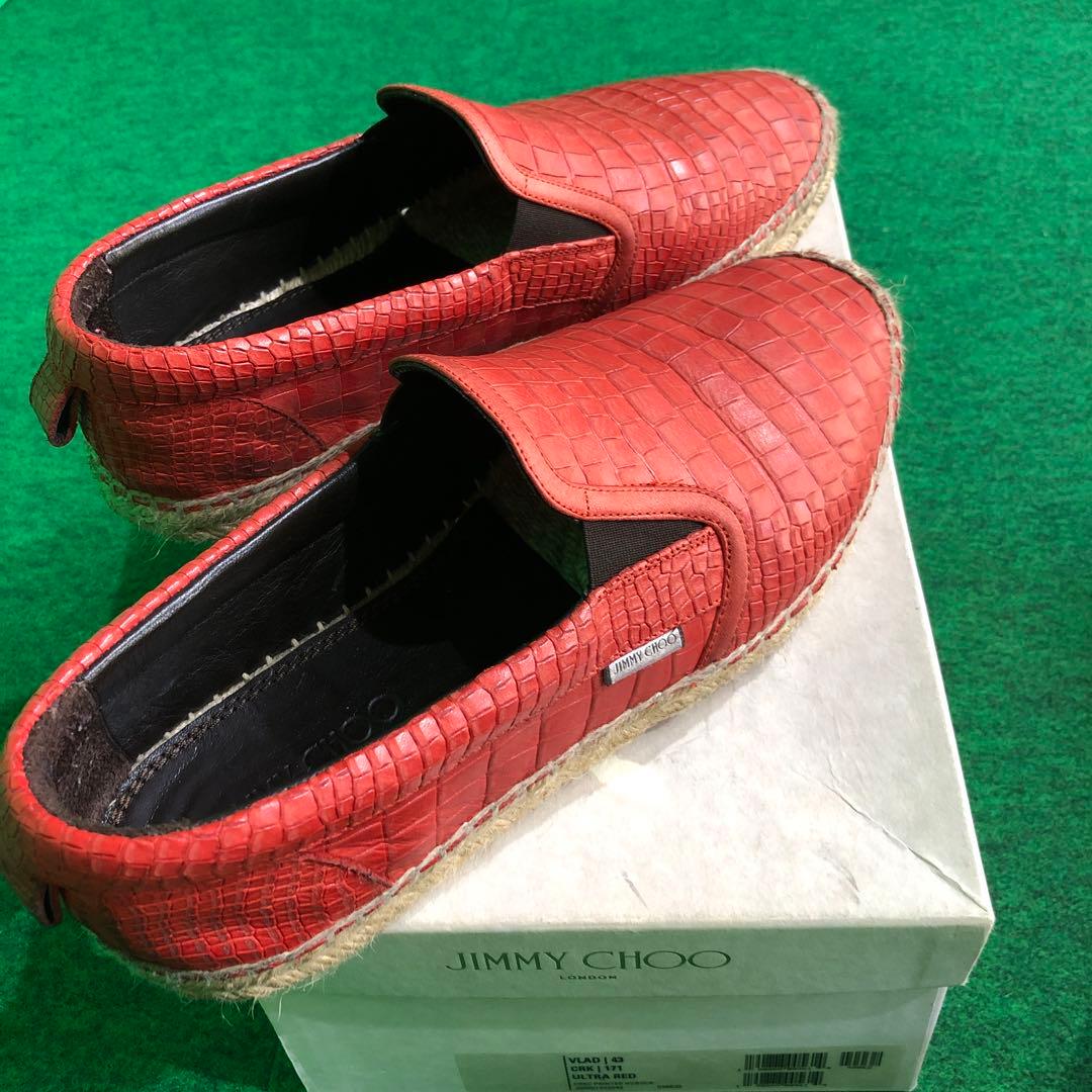 ジミーチュウ　赤一色　ロォーファ