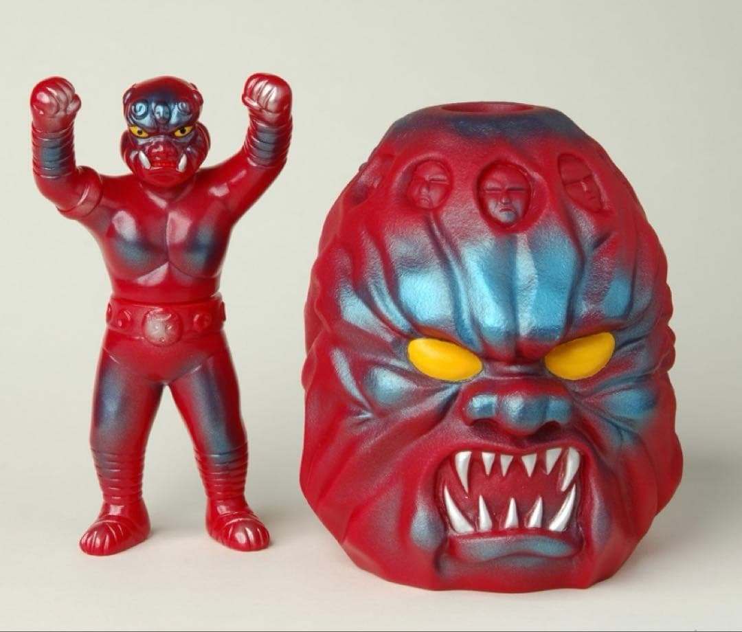 ソフビ　十面鬼ゴルゴス　仮面ライダーアマゾン　超人怪人工房レインボー造型企画