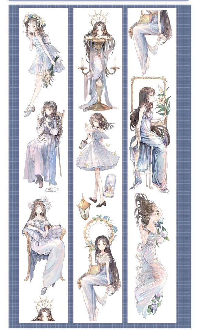 ★本日限定価格★【墨魚さんセット】海外マステ 人物マステ15巻 新品 まとめ売り