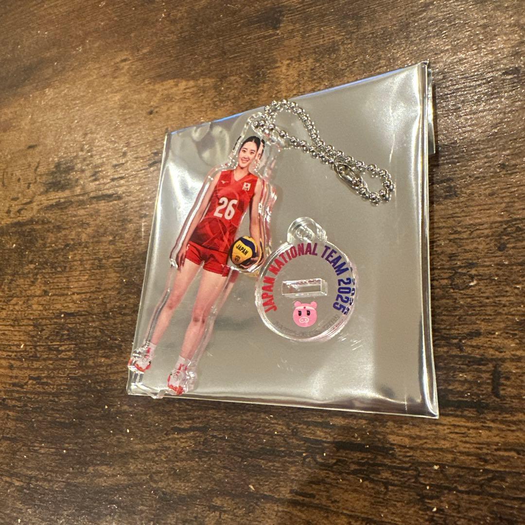 新品VNL2025日本代表佐藤淑乃選手#26アクリルキーホルダー4種セット