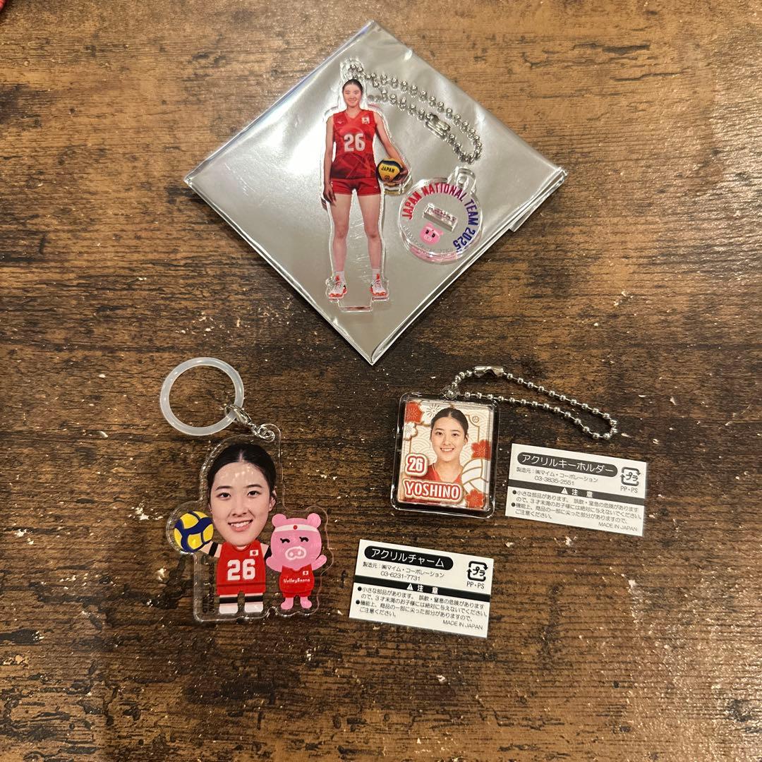 新品VNL2025日本代表佐藤淑乃選手#26アクリルキーホルダー4種セット