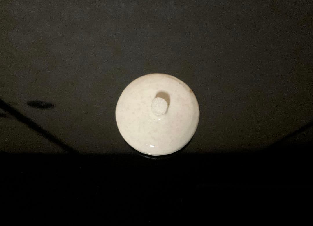 赤膚焼　二代目 小川二楽作　茶入　文琳　肩衝