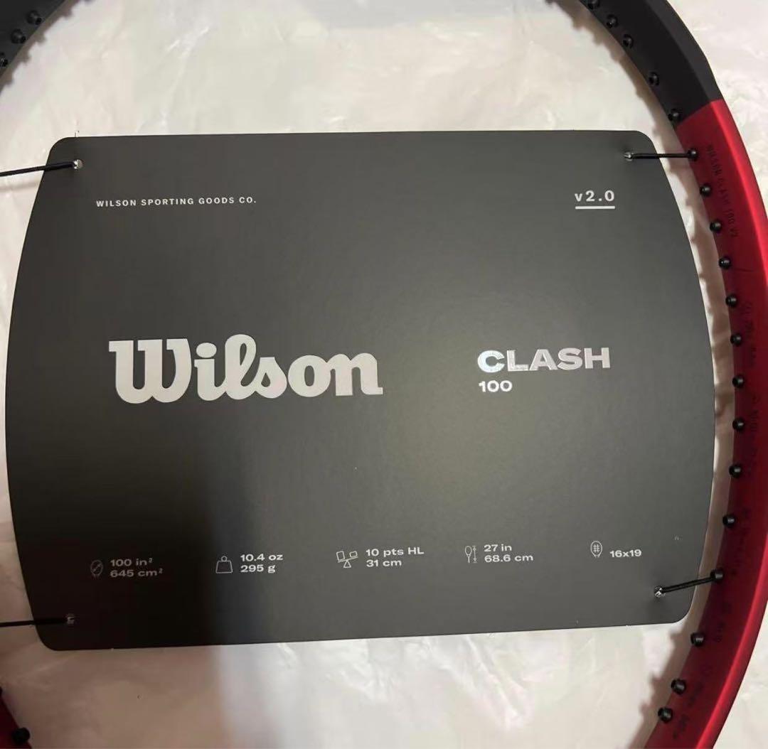 新品未使用Wilson 硬式テニス 未張りラケット CLASH 100 V2.0