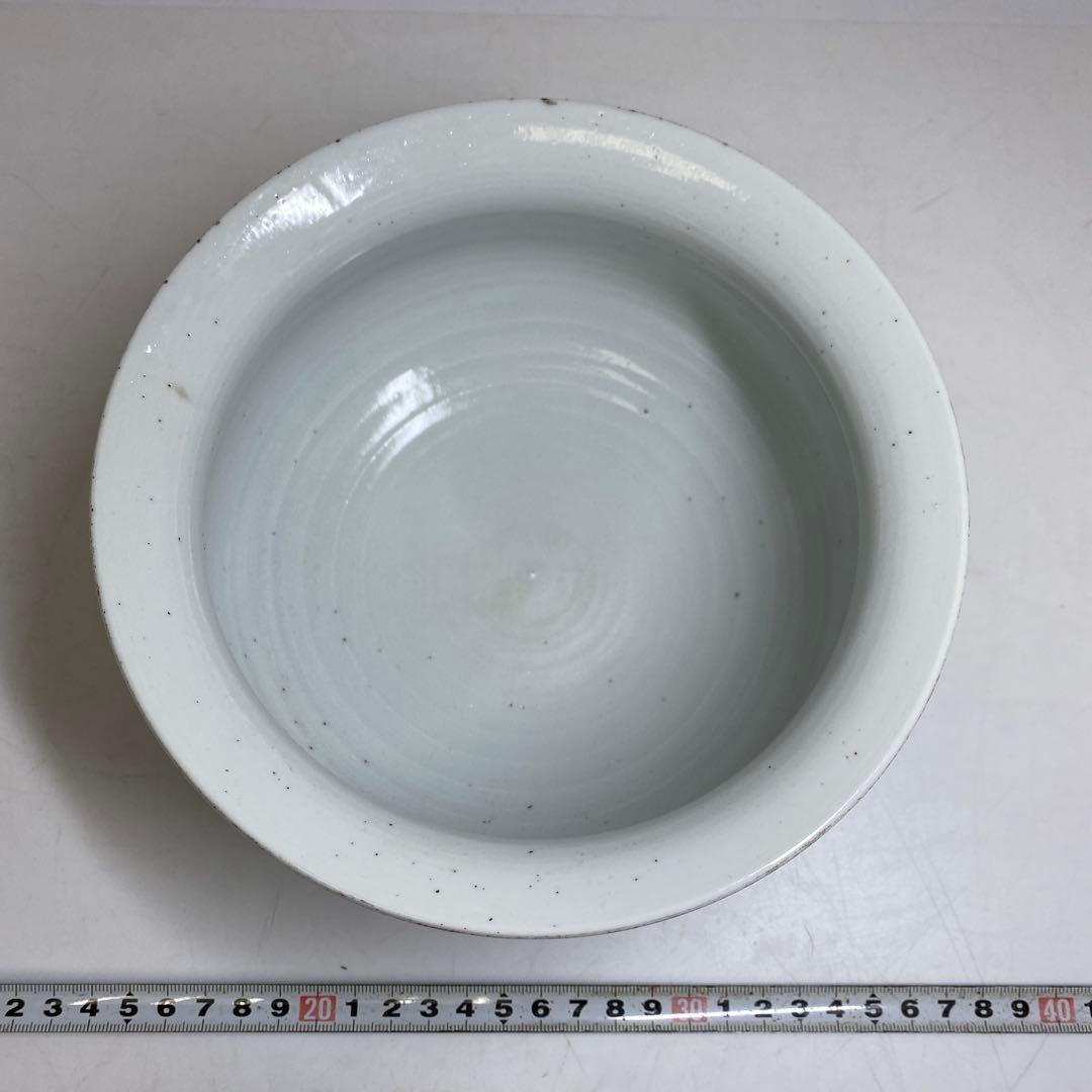 中国清時代 青花唐草図鉢 タサオ 直径約18cm 東T-0203②