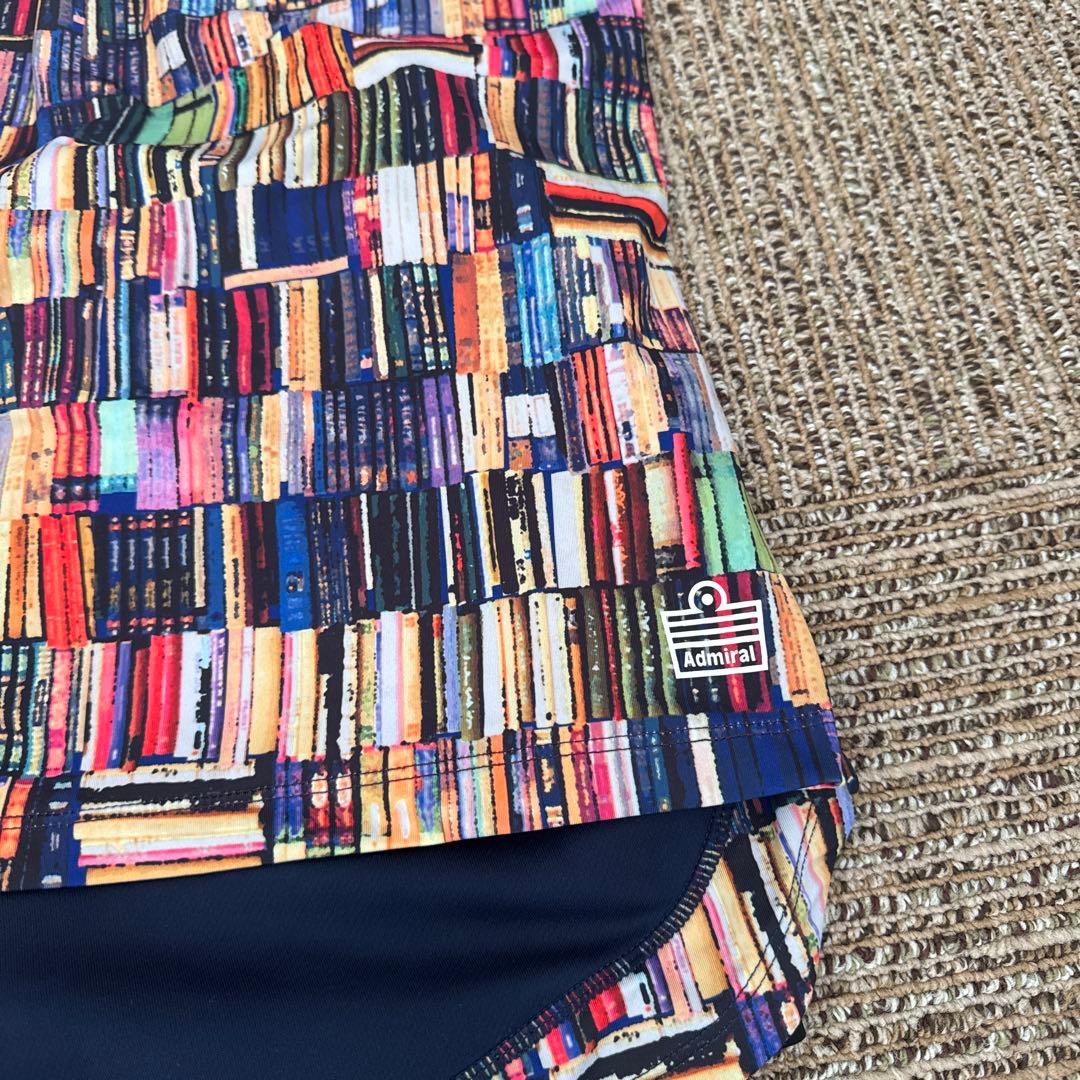 Admiral 書籍柄 テニスウェアセット Mサイズ