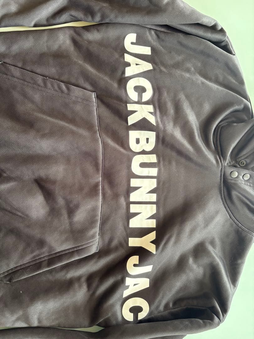 ジャックバニー パーリーゲイツ パーカー ボア ブラック サイズ 4ハイネック