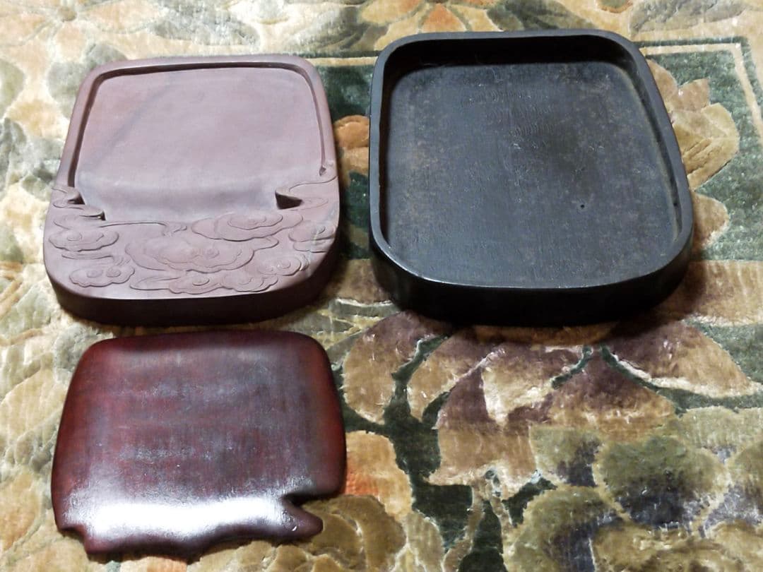 ♥中国♥　硯　♥箱　蓋　付き♥　骨董　古玩