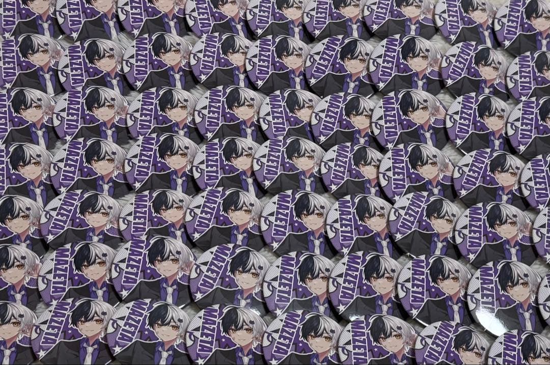 まぜ太 1st 缶バッジ 等身 AMPTAK 30個