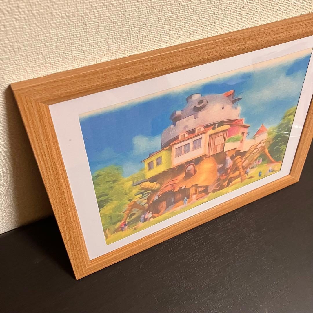 ジブリアート① 天空の城ラピュタより「ジャングルの古城」32.7㎝×24.0㎝