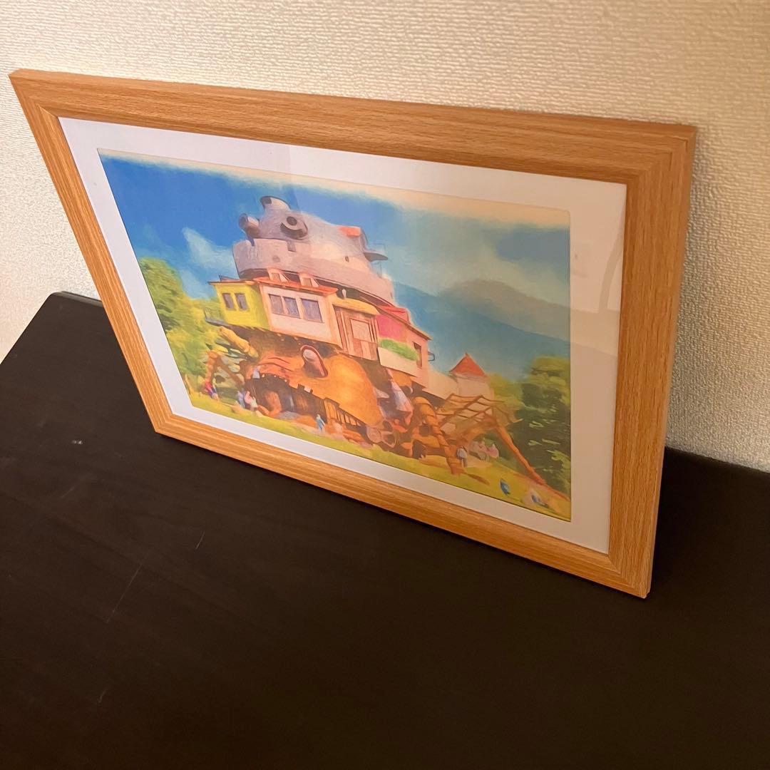 ジブリアート① 天空の城ラピュタより「ジャングルの古城」32.7㎝×24.0㎝