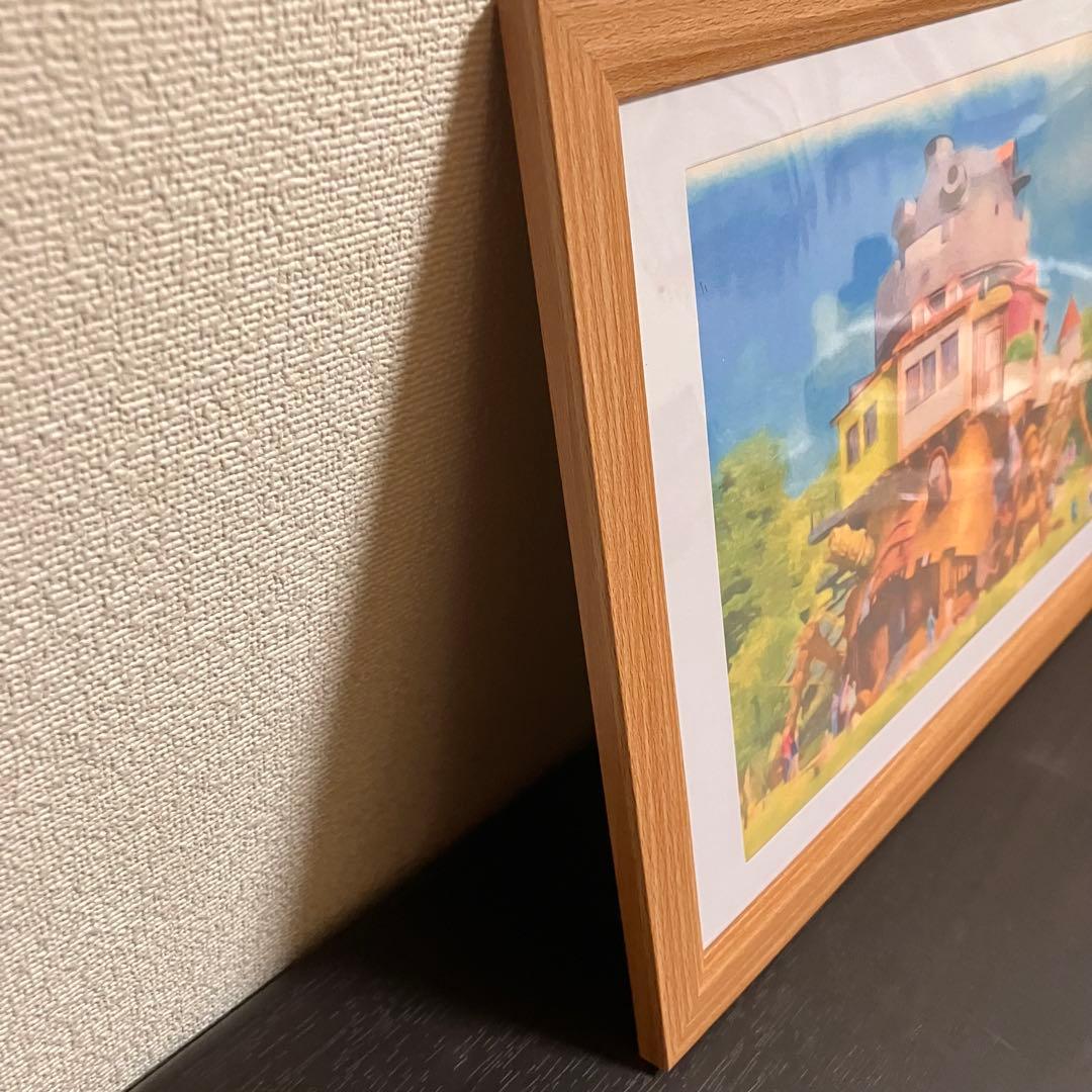 ジブリアート① 天空の城ラピュタより「ジャングルの古城」32.7㎝×24.0㎝