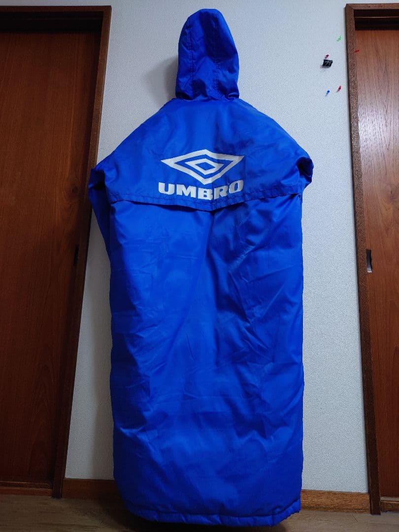 UMBRO　ロング　ダウン　ベンチコート　ブルー　XL　アンブロ　xo　大きい