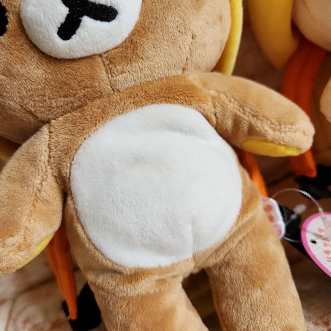 リラックマ　コリラックマ　くったりぬいぐるみ×キイロイトリフードリュック