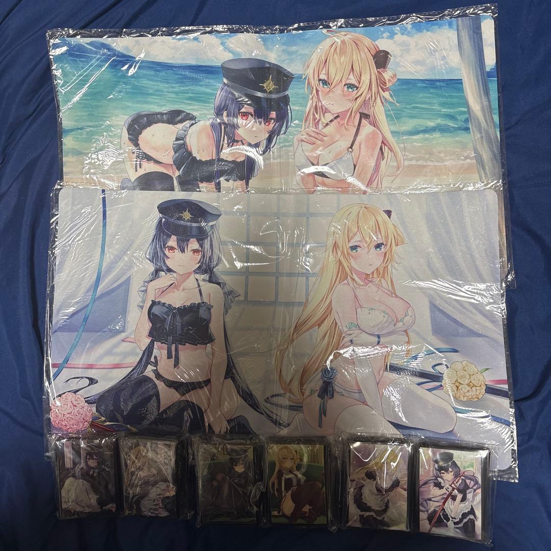 ミッドナイトブルー　遊戯王　閃刀姫レイ　閃刀姫ロゼ　スリーブ　未開封まとめ売り