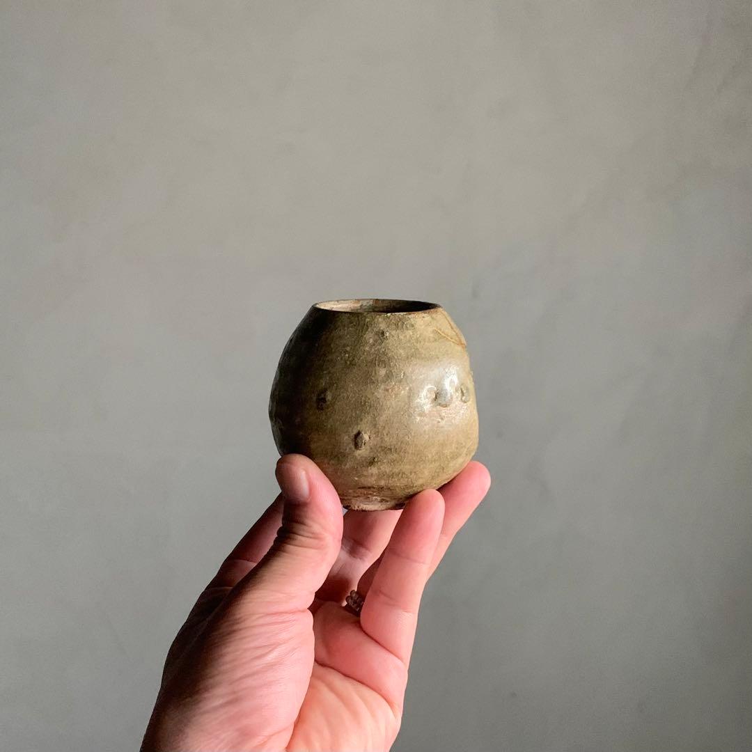 高麗青磁 小壺 ぐい呑み 酒器 朝鮮美術 古美術 古道具 アンティーク 盃