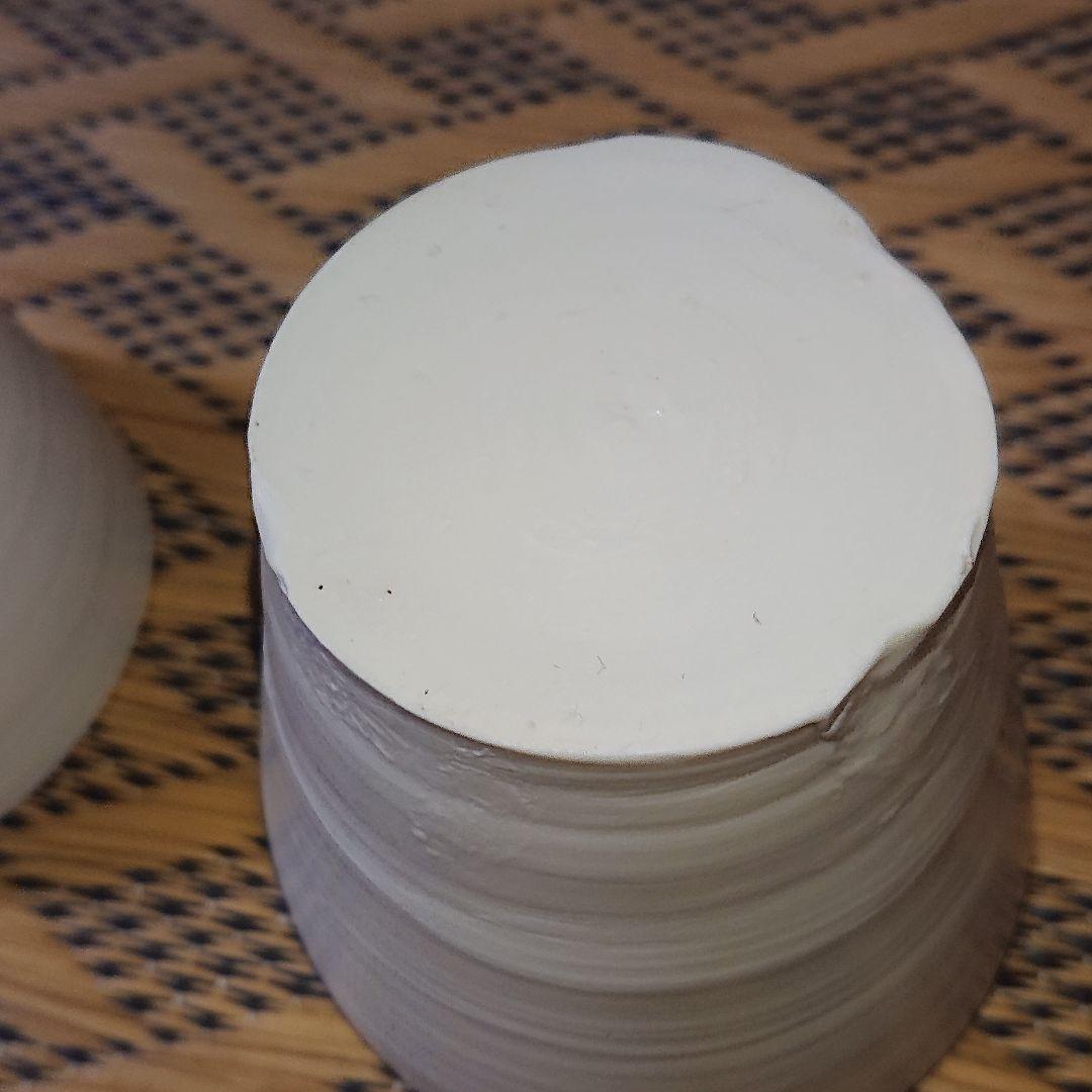 黒田泰蔵　白磁　カップ　蕎麦猪口