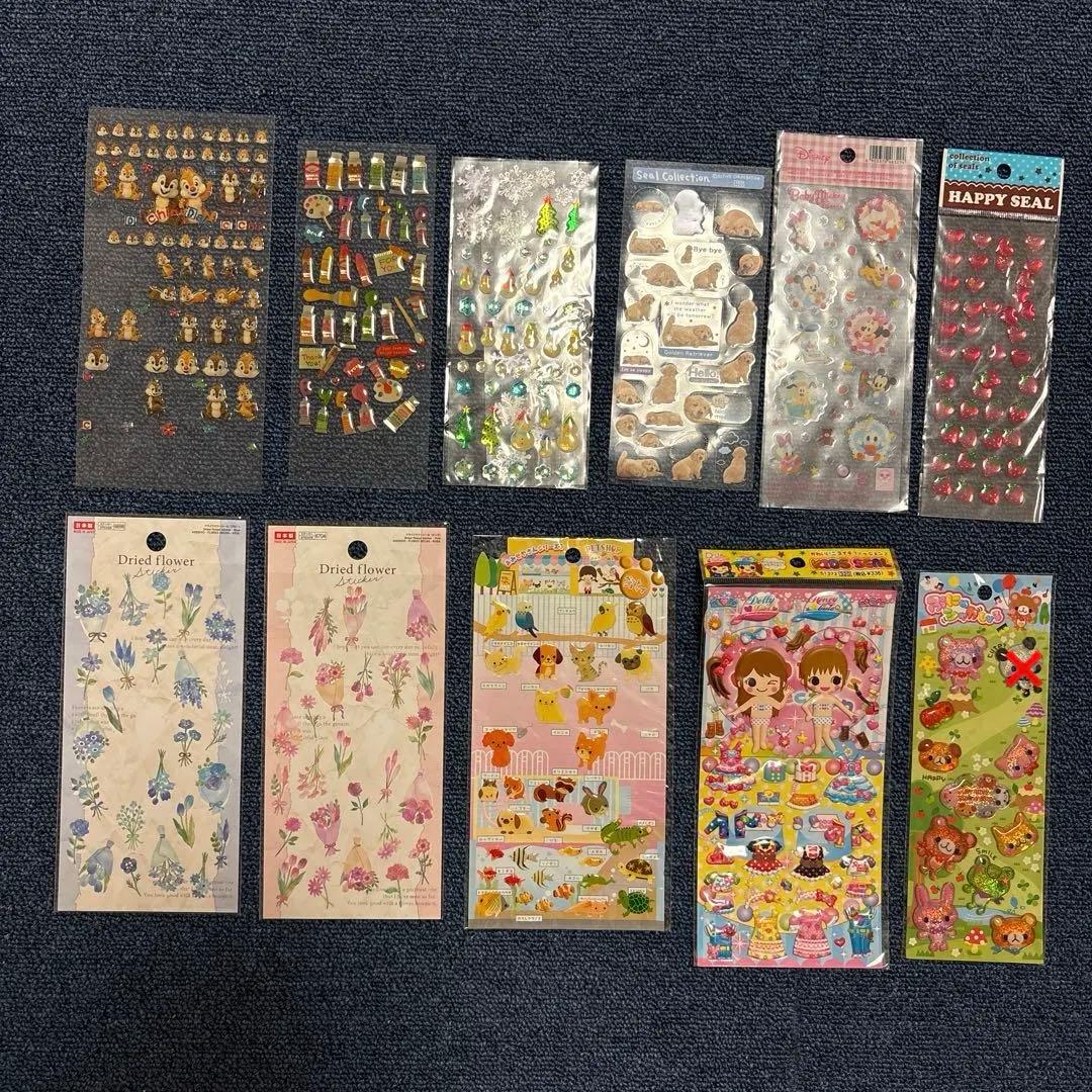 【平成レトロ】カミオジャパン 大金持ちシール 他 当時物シール12枚