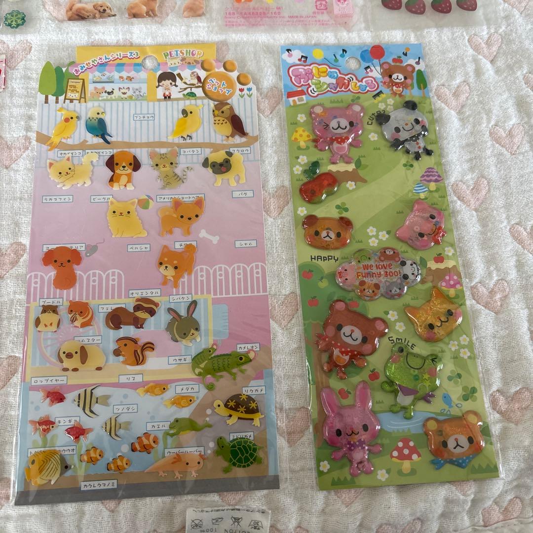 【平成レトロ】カミオジャパン 大金持ちシール 他 当時物シール12枚