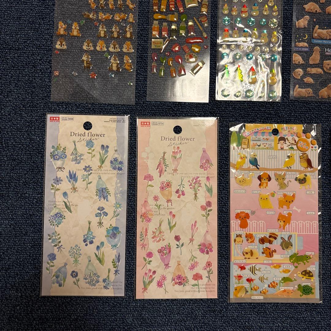 【平成レトロ】カミオジャパン 大金持ちシール 他 当時物シール12枚