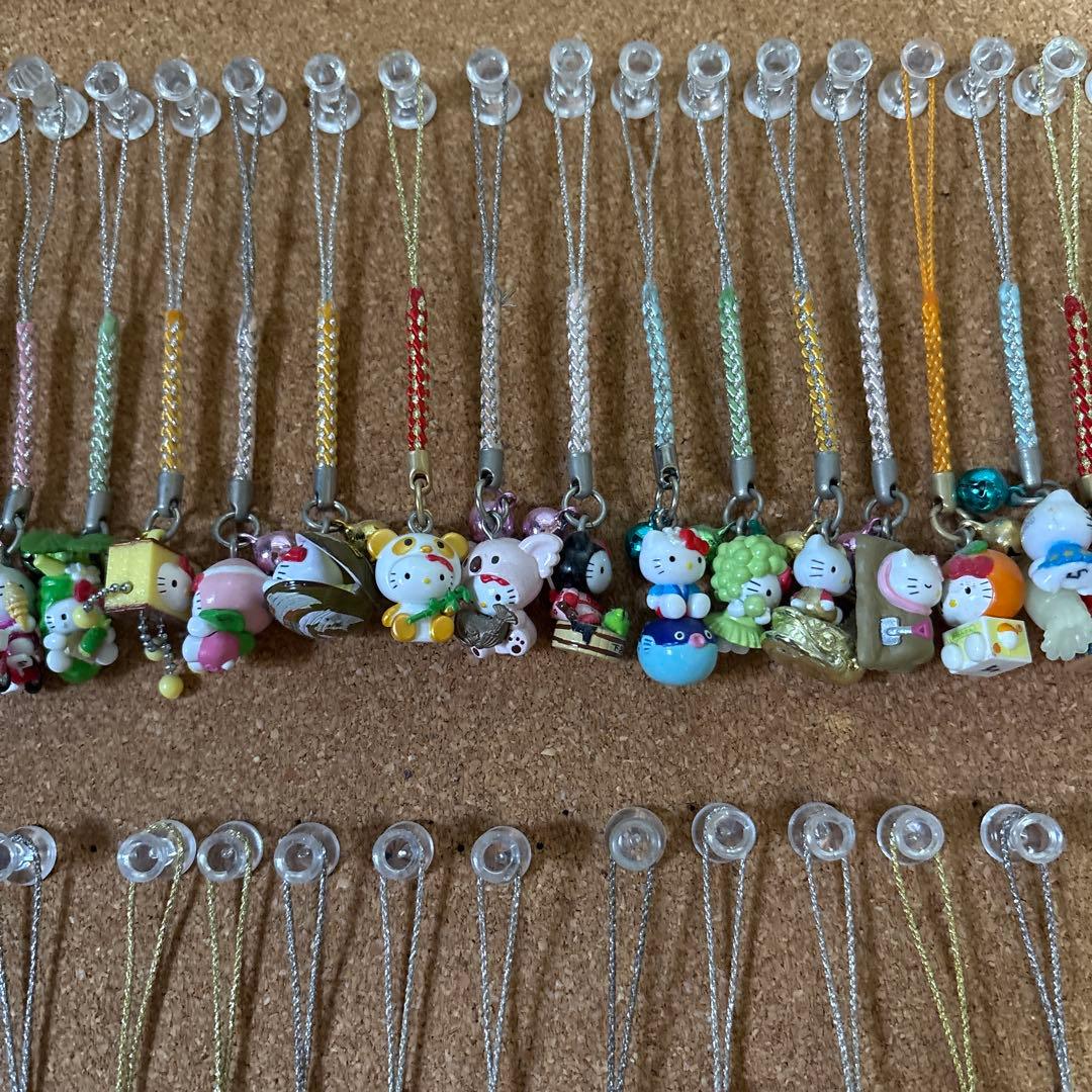 ハローキティ ストラップコレクション 73個