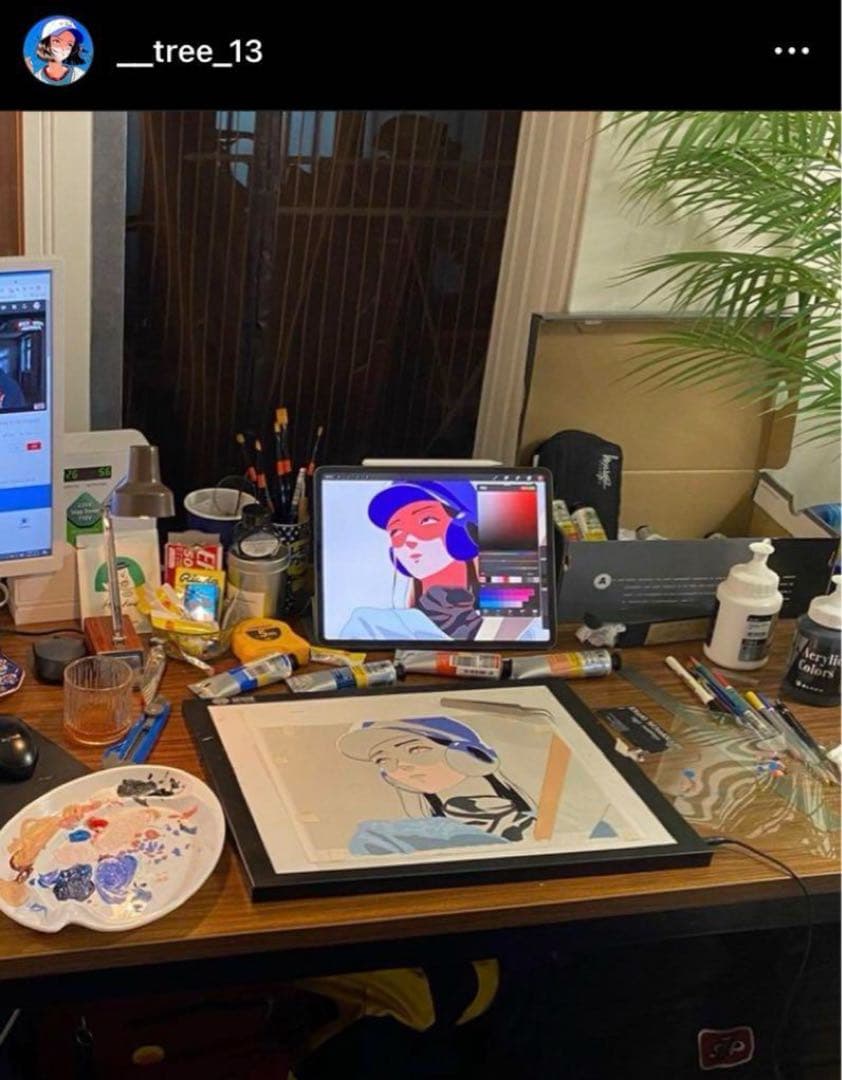 【世界1点】ＯＨＫＡ野球 2枚 原画 セル画 tree13 人物画 肖像画 韓国