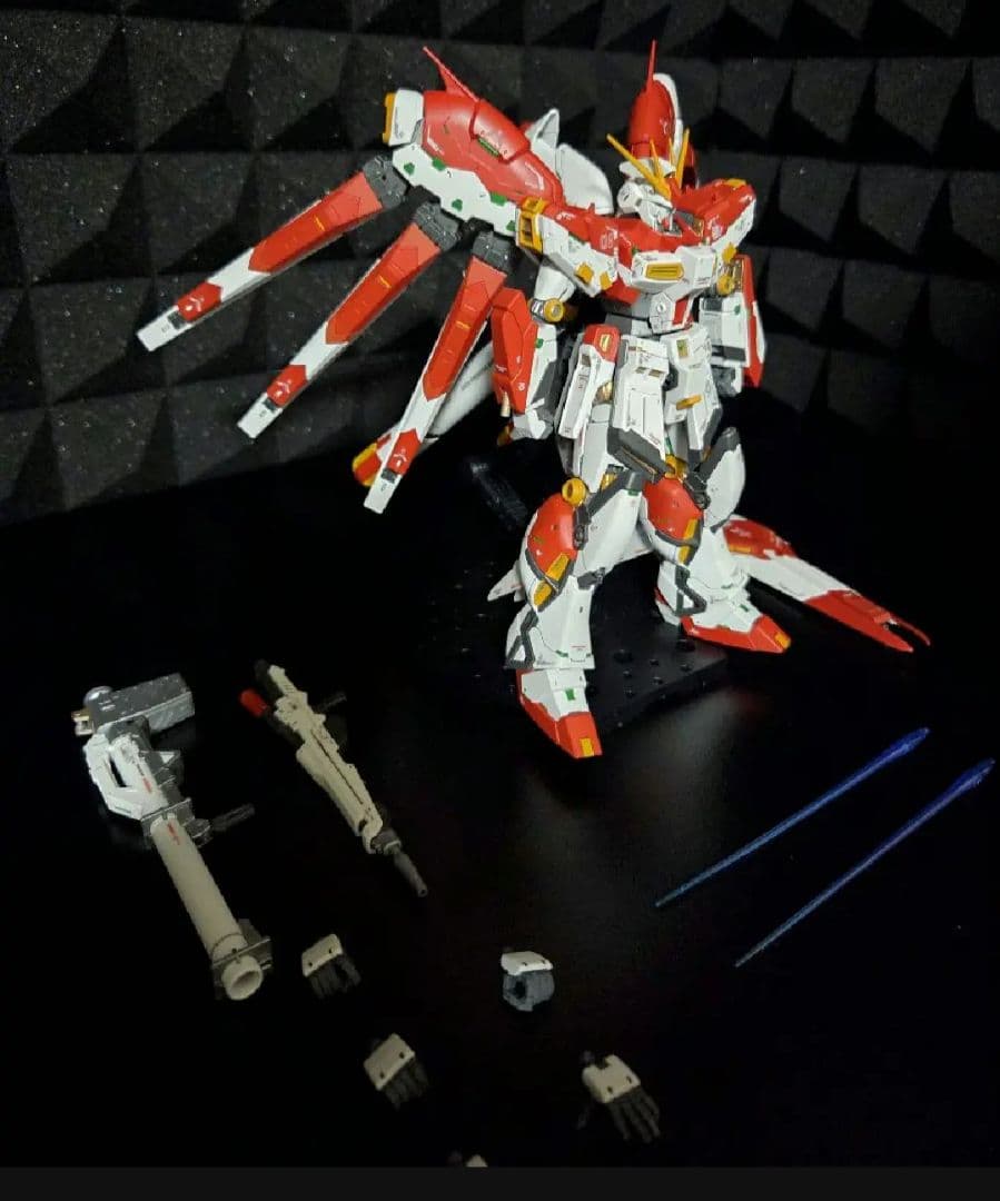 RG Hi-νガンダム ゼータプラスA1テスト機カラーイメージ 塗装済み完成品