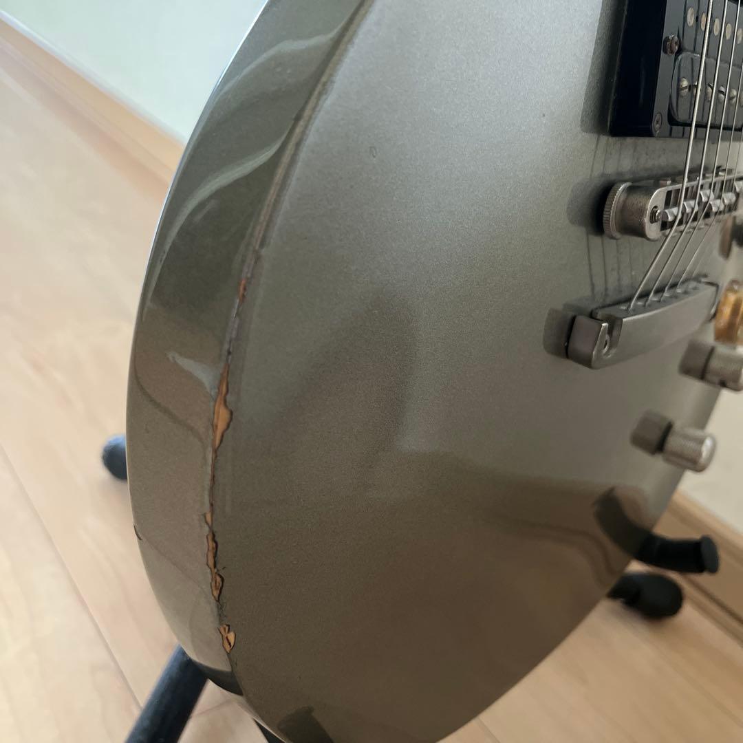 Burny シルバー レスポールタイプエレキギター