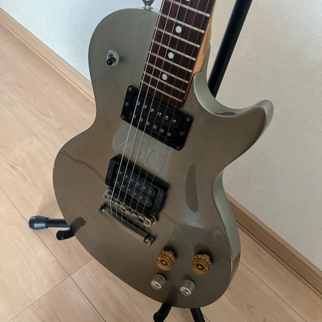 Burny シルバー レスポールタイプエレキギター