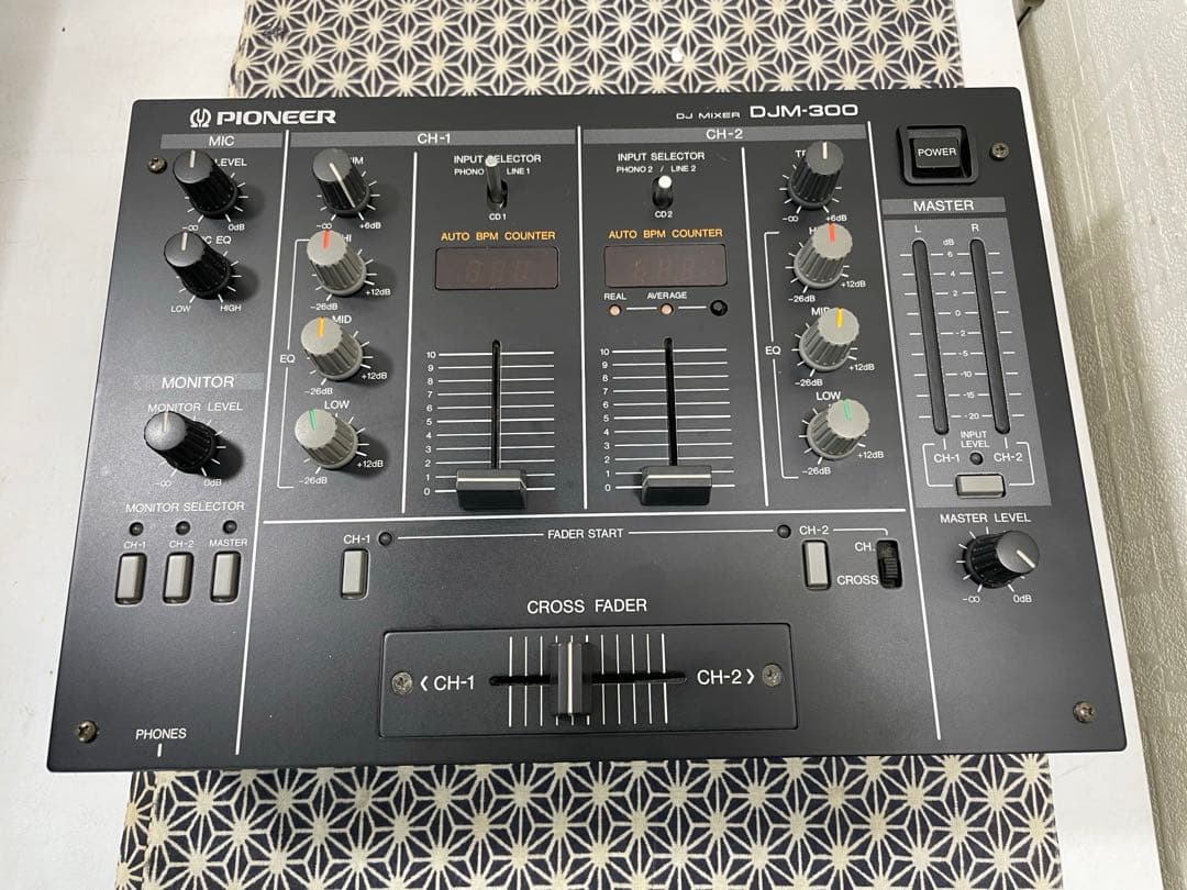 pioneer dj パイオニア　DJM-300 ブラック　フェーダーメンテナン