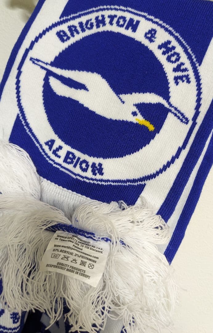 三笘薫ブライトン公式 マフラー新品未使用