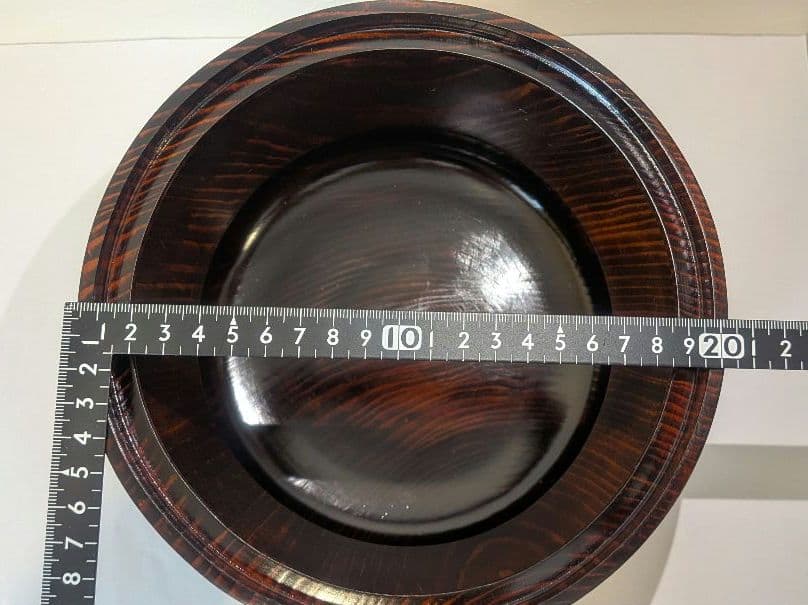 『三浦松香』鮟鱇水指　茶道具木製　岩国市　日本工芸会正会員　くりぬき