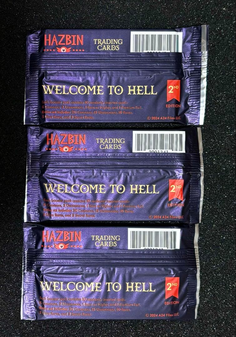 ハズビン ホテル カード ブースター パック 第2版 未開封 3パック