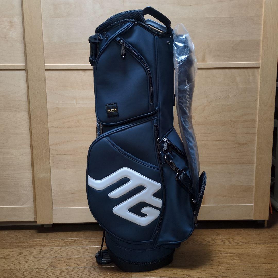 MIURA 三浦技研キャディバッグ 未使用ネイビーグレーアイアンカバーセット