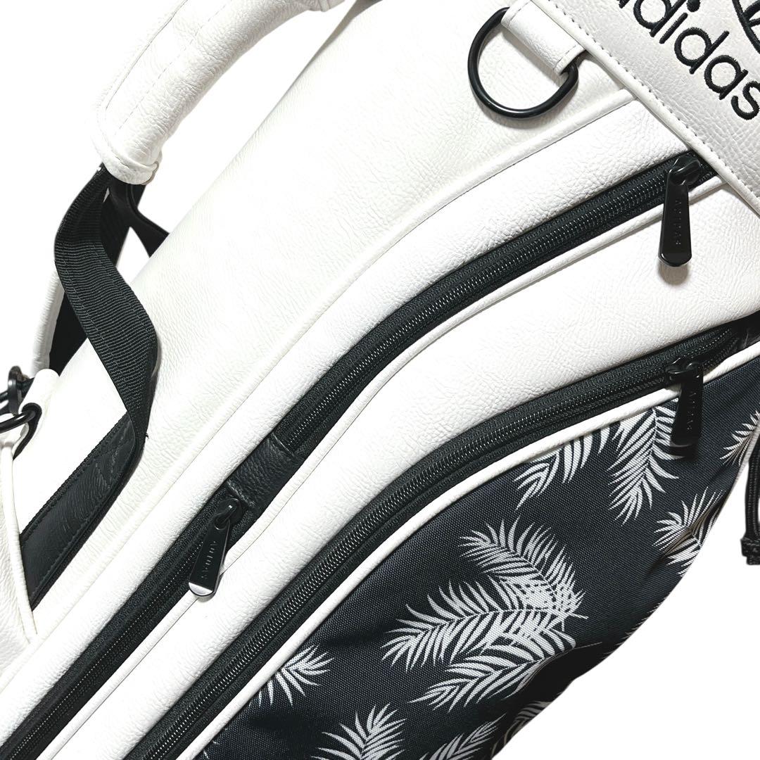 【美品】アディダス ゴルフ キャディバッグ スタンド式 MMT53 パームツリー