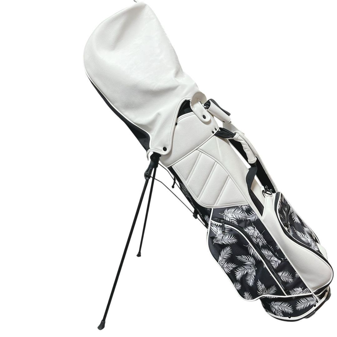 【美品】アディダス ゴルフ キャディバッグ スタンド式 MMT53 パームツリー