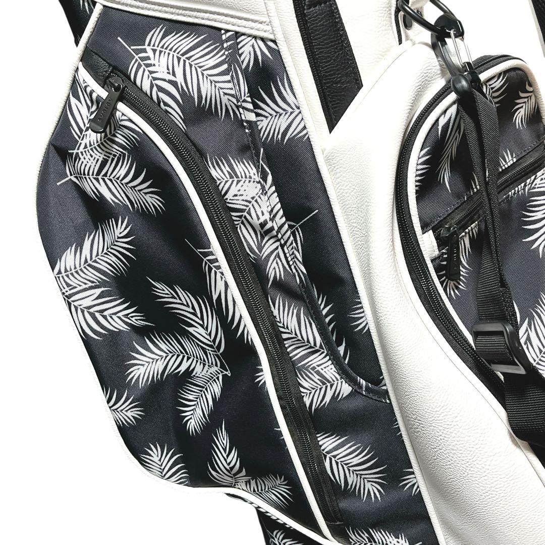 【美品】アディダス ゴルフ キャディバッグ スタンド式 MMT53 パームツリー