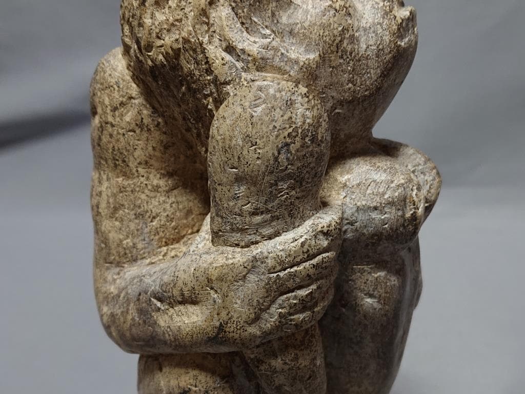 コレクター収集品　メキシコ　メキシコ文明　「アステカ石像」