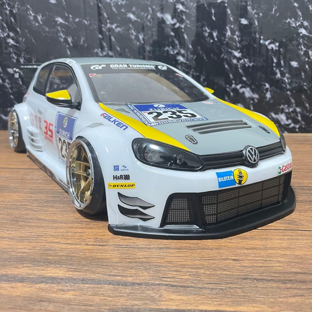 vw フォルクスワーゲン ゴルフ24 1/10ラジコンボディツーリング　タミヤ