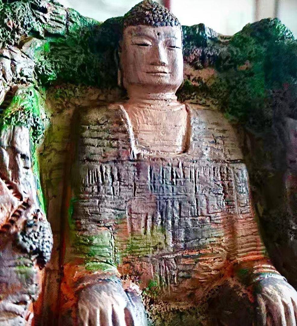 仏教美術 中国 楽山大仏弥勒仏 禅意 茶台 鎮紙 景観 鎮宅 装飾品 工芸品置物