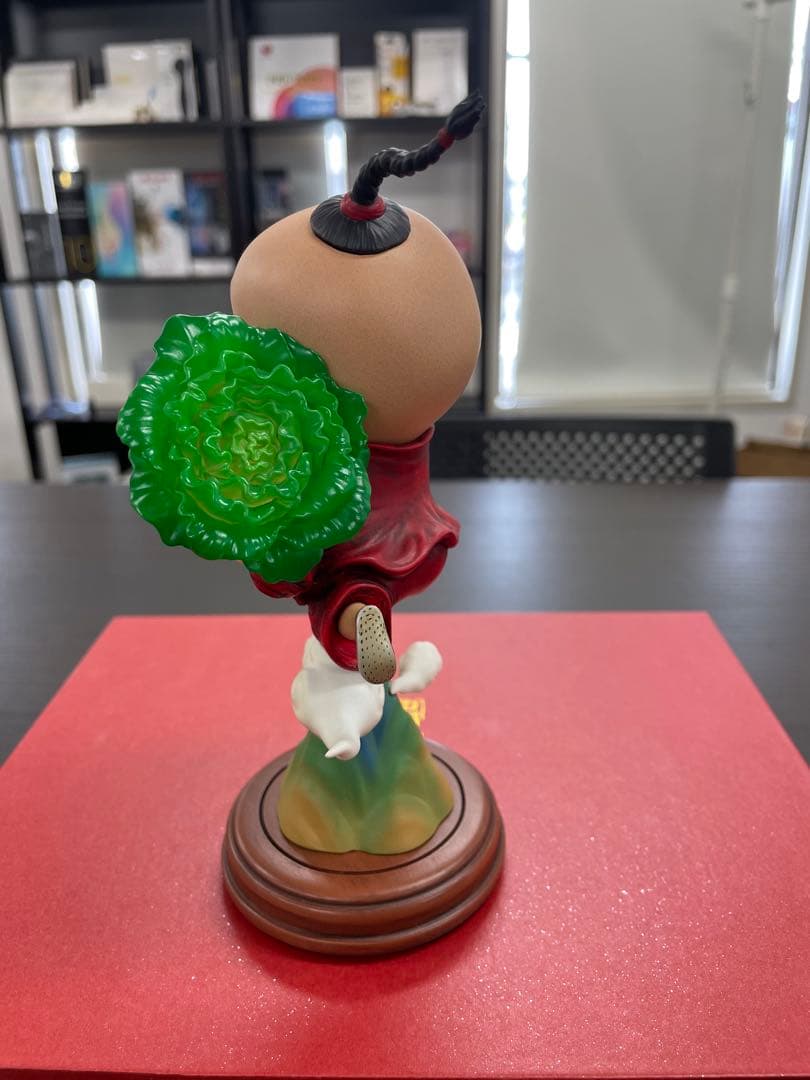 白菜を持つキャラクターフィギュア　市場流通のない絶版フィギュア