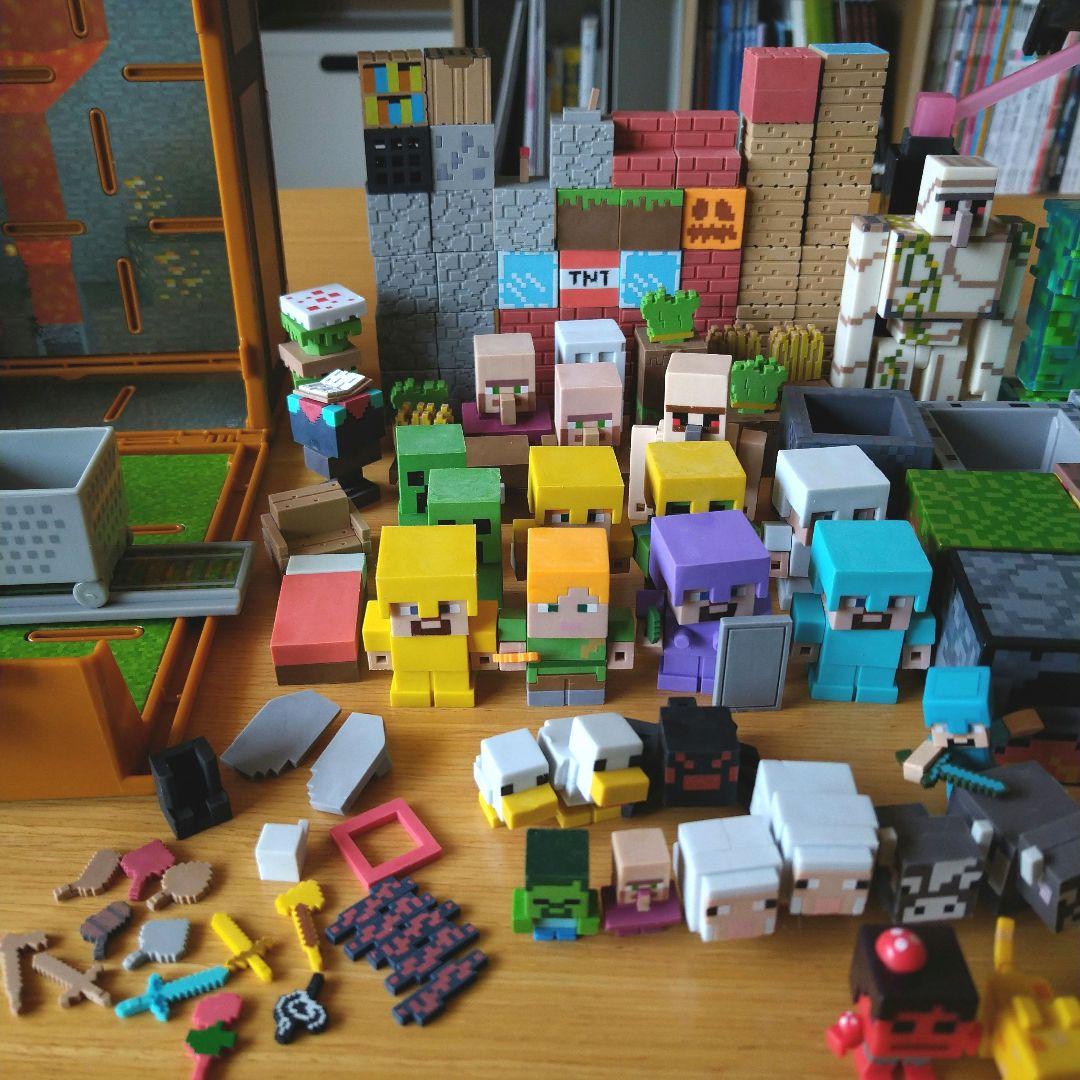 マインクラフト フィギュア セット　アクションフィギア　ラバーフィギア