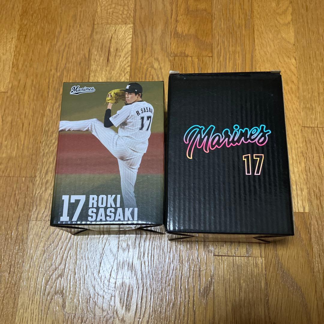 千葉ロッテマリーンズ　佐々木朗希　ボブルヘッド　ドジャース