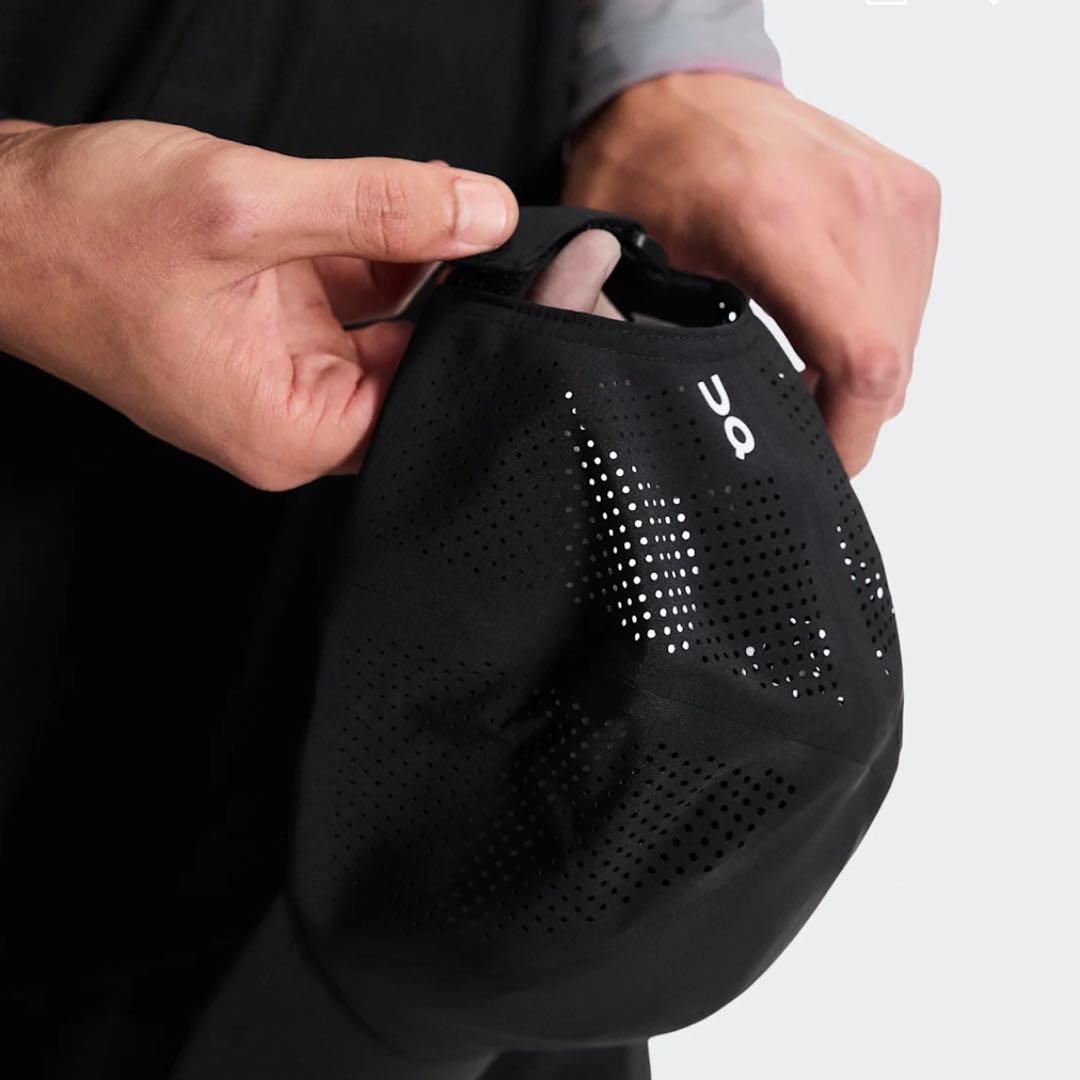 【新品】on 黒 テニス コート キャップ イガシフィオンテク オン 全豪 AO