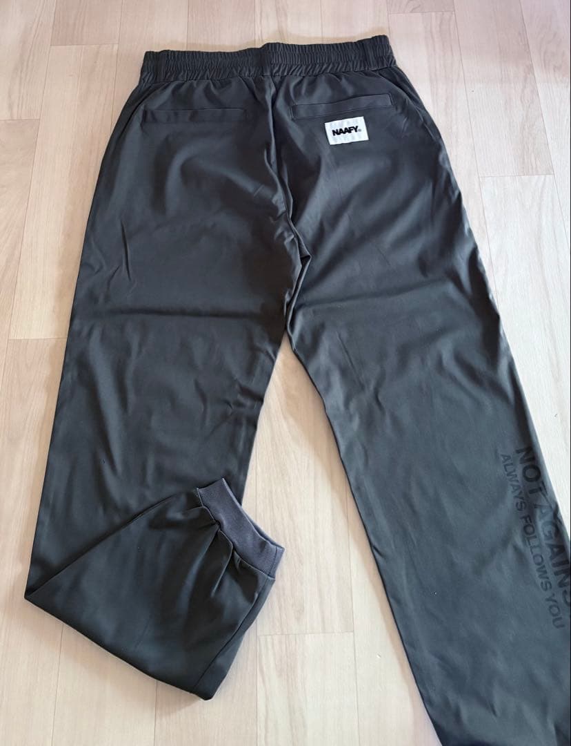 【新品未使用】NAAFY ゴルフウェア スニード セットアップ グレー L