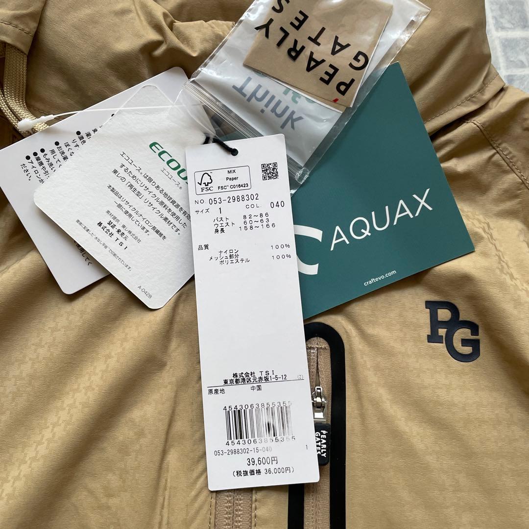 【ゆか様】PEARLY GATES パーリーゲイツレインウエアブルゾンベージュ1