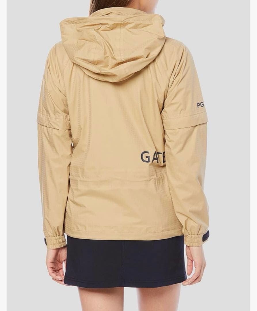 【ゆか様】PEARLY GATES パーリーゲイツレインウエアブルゾンベージュ1