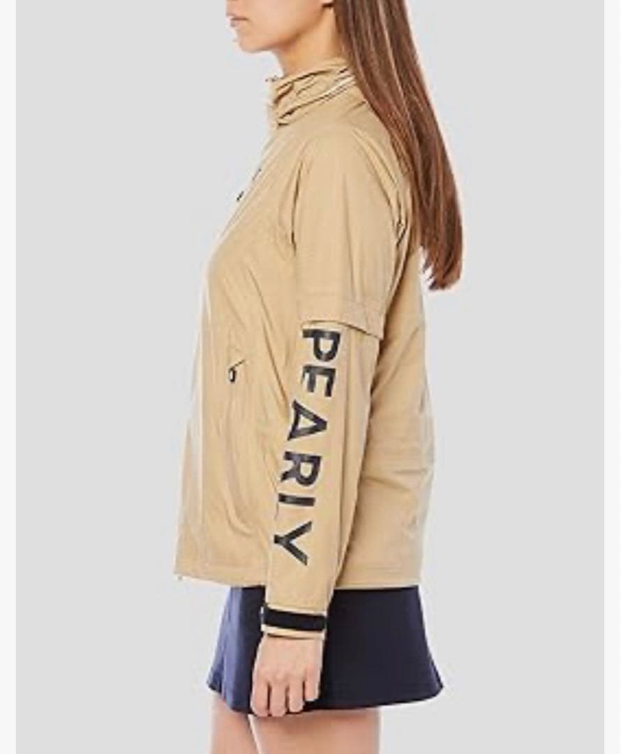 【ゆか様】PEARLY GATES パーリーゲイツレインウエアブルゾンベージュ1